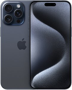 Apple Iphone 15 Pro Max Cell Phone Blue 256GB