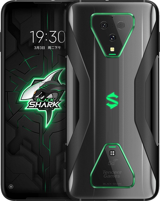 Black Shark 3 Pro Cell Phone Gray 8GB RAM 256GB ROM