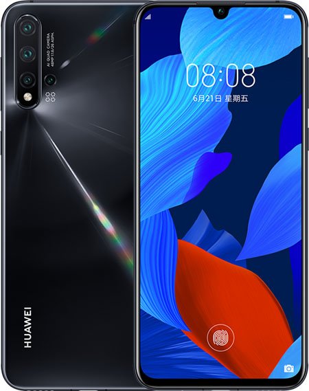 Huawei nova 5 Pro Cell Phone Black 8GB RAM 256GB ROM 6.39-Inch