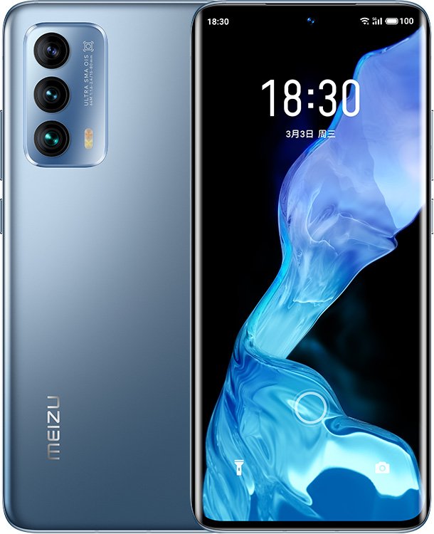 Meizu 18 Pro Cell Phone Blue 8GB RAM 128GB ROM