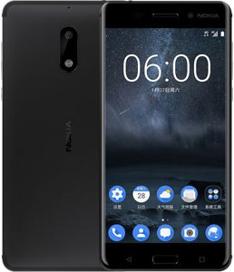 Nokia 6 Cell Phone Black 5.5-Inch