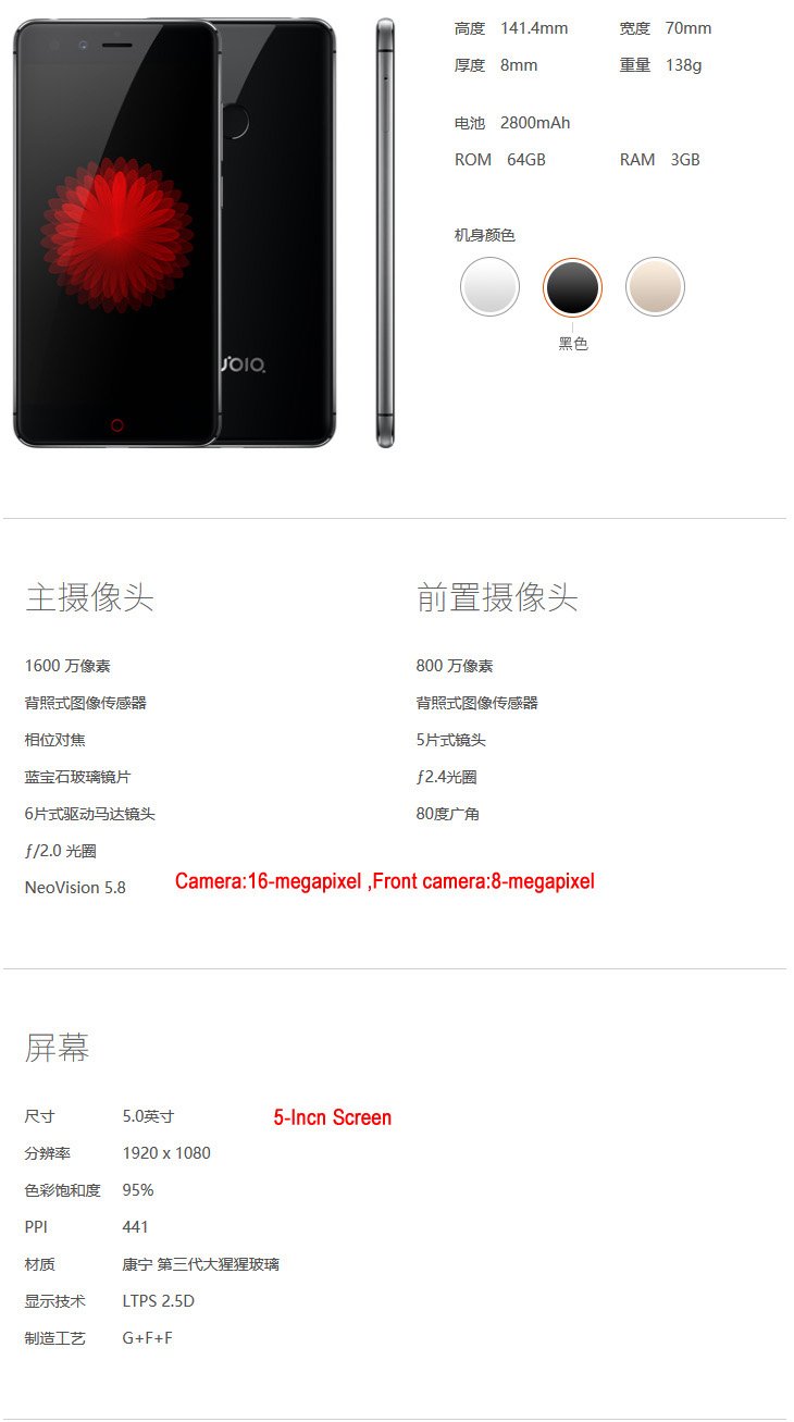 nubia z11 mini
