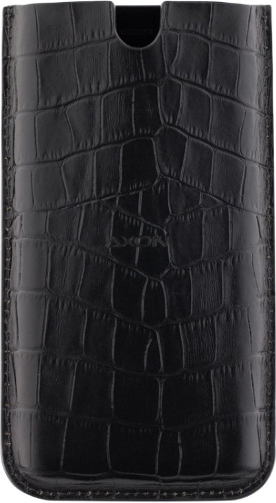 Zte AXON M   Leather Case Black