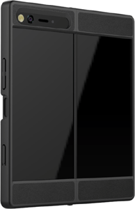 Zte AXON M   Protector Case With Tempered Glass Screen Protector Black