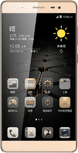 ZTE Axon Max Gold 6-Inch Cell Phone