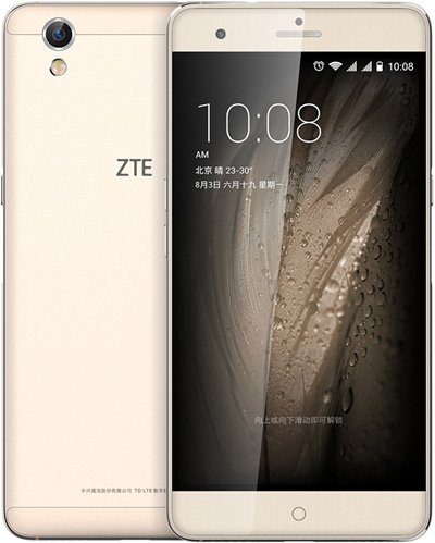 Zte V7 MAX Gold 5.5-Inch Cell Phone